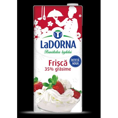LaDORNA Smantana UHT pentru Frisca 35% Grasime 1 L