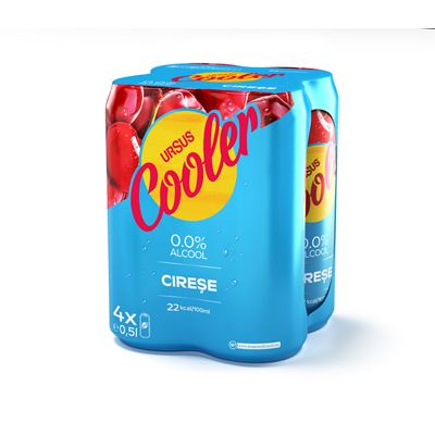 URSUS Cooler Cirese 0% SGR 4 x 0,5 L