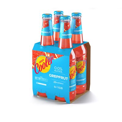 URSUS Cooler Grapefruit 0% SGR 4 x 0,33 L