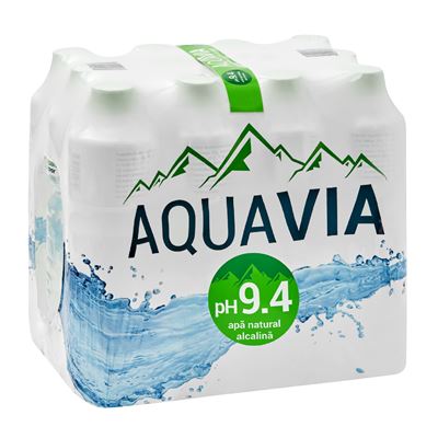 AQUAVIA Apa Alcalina SGR 12 x 0,50 L
