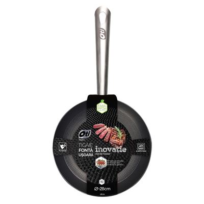 Oti Tigaie din Fonta Usoara Model Fagure Ø28 cm