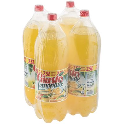 GIUSTO Suc Limonada SGR 4 x 2,5 L
