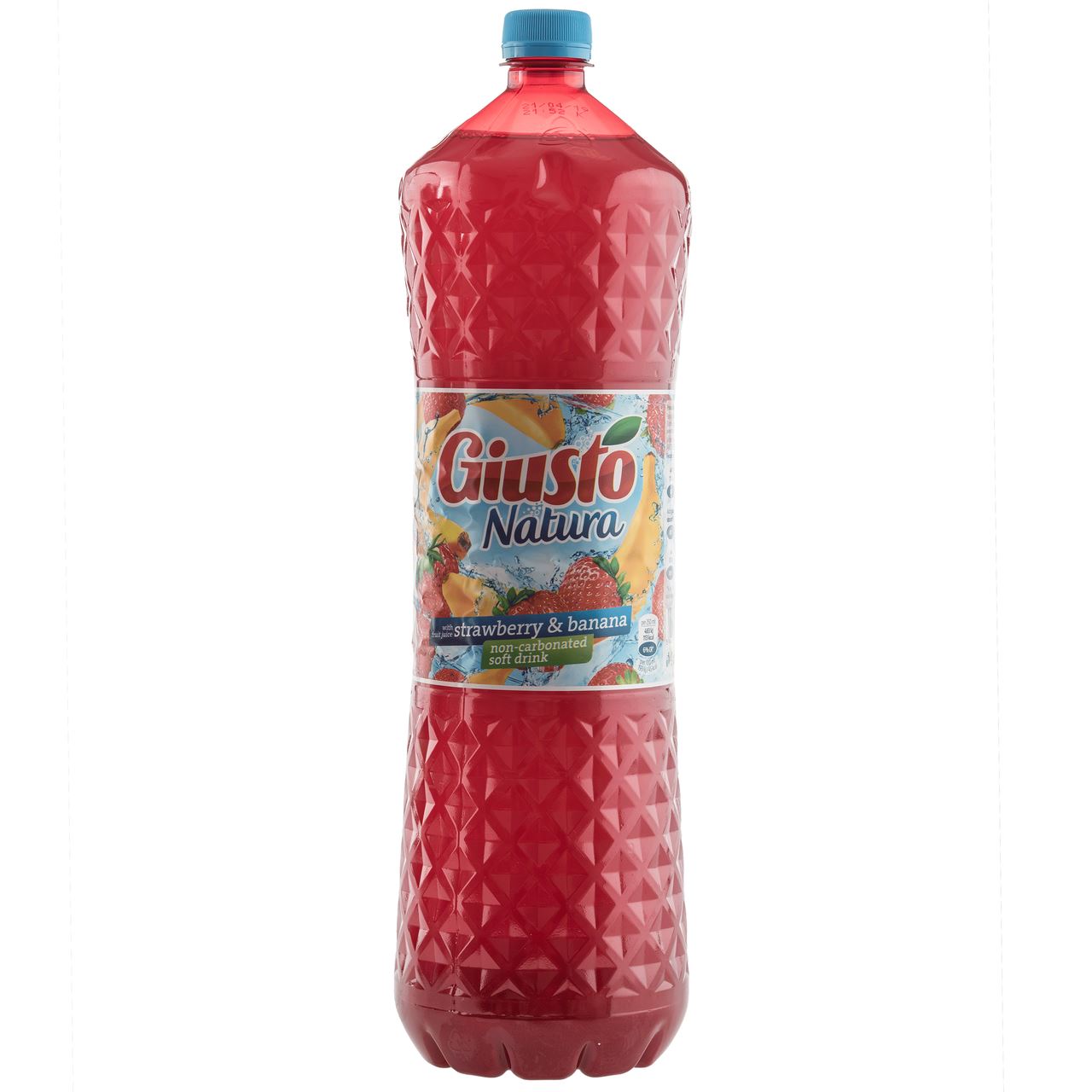 Giusto Natura Suc Banane și Căpșuni 2 L, 4 sticle
