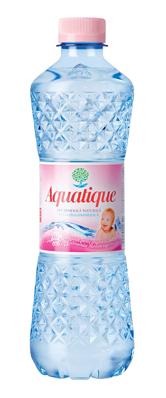 AQUATIQUE Apa Minerala Plata SGR 12 x 0,5 L
