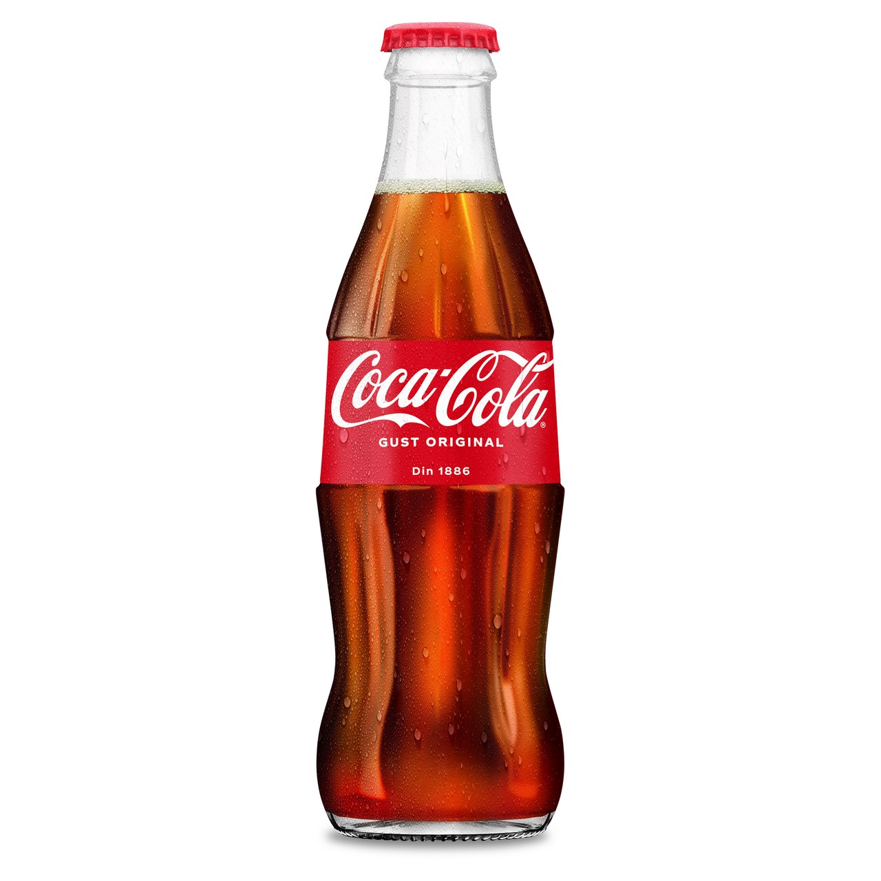 Bauturi carbogazoase - Bautura racoritoare carbogazoasa Coca-Cola Gust Original, sticla 0.33L