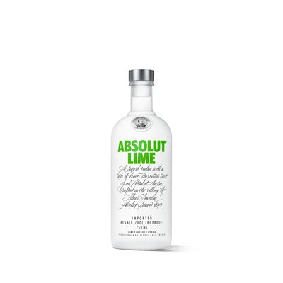 ABSOLUT Vodka Lime 40% SGR 0,7 L