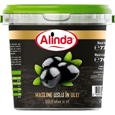 Alinda Masline Uslu in Ulei Calibrul 700 g