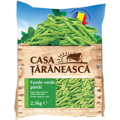 CASA TARANEASCA Fasole Verde 2,5 Kg ❄