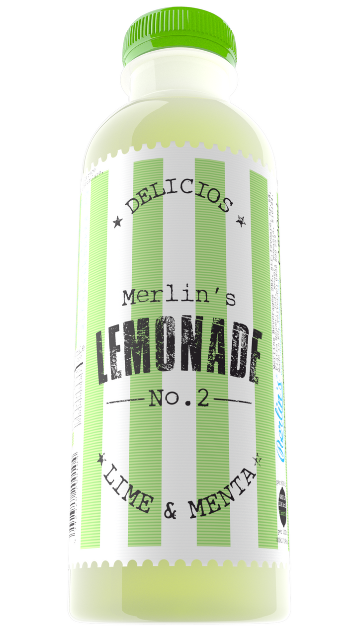 MERLIN'S Limonada cu Lime si Menta SGR 6 x 0,6 L