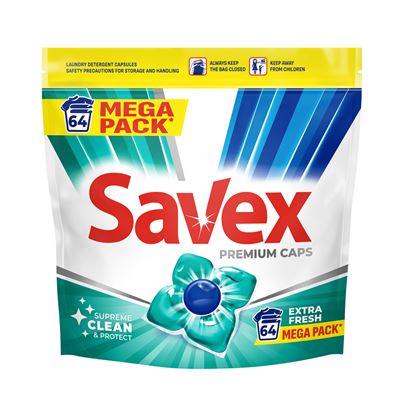 Savex PREMIUM Capsule Extra Fresh 64 bucati