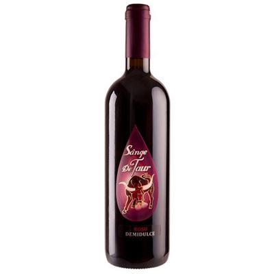 SANGE DE TAUR Vin Rosu Demidulce SGR 0,75 L