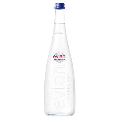 evian Apa Carbogazoasa Sticla SGR 12 x 0,75 L