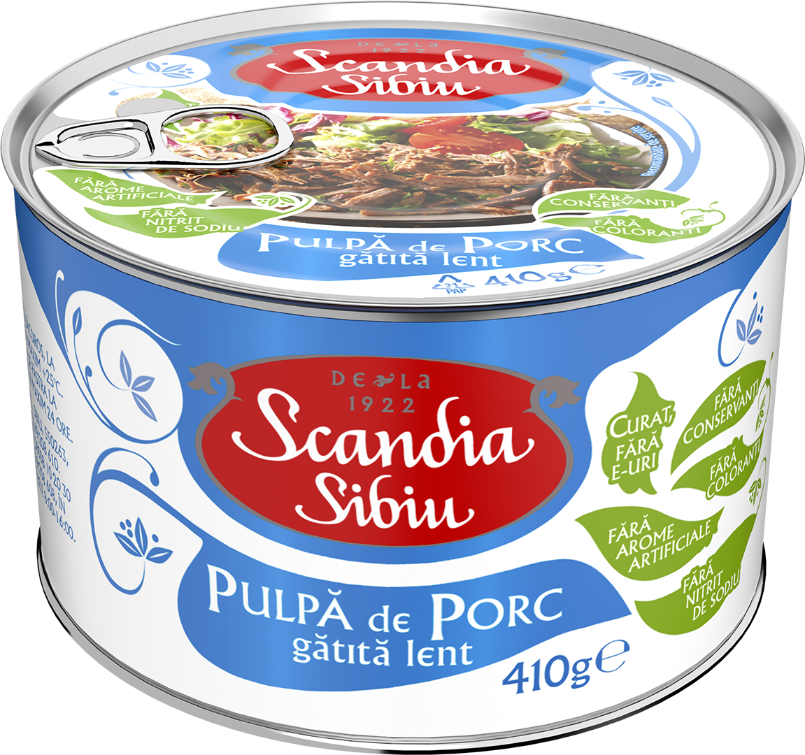 Scandia Sibiu Pulpa de Porc 410 g