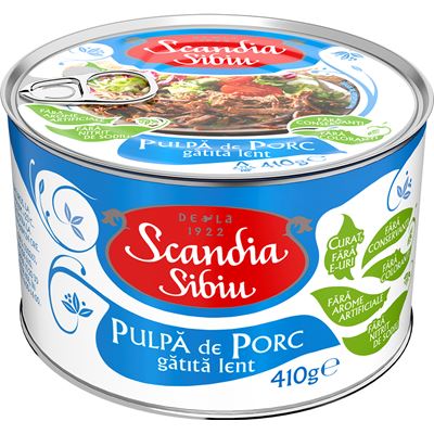 Scandia Sibiu Pulpa de Porc 410 g