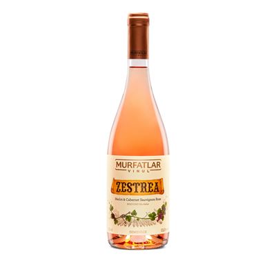 MURFATLAR ZESTREA Merlot si Cabernet Sauvignon Vin Rose Demidulce SGR 0,75 L