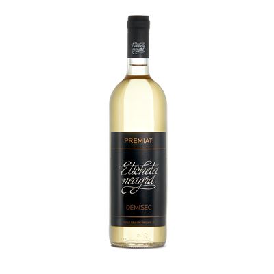 PREMIAT ETICHETA NEAGRA Vin Alb SGR 0,75 L