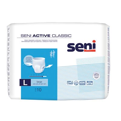 SENI Active Classic Large Scutece Chilot pentru Adulti 10 bucati