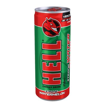 HELL Energy Drink Watermelon Strong SGR 24 x 250 ml