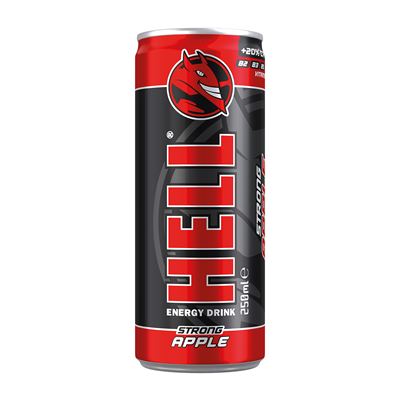 HELL Energy Drink Apple Strong SGR 24 x 250 ml