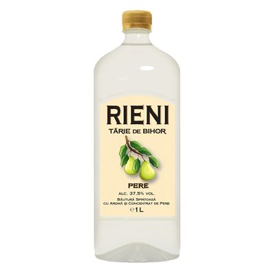 RIENI Tarie de Bihor Pere 37,5% SGR 1 L