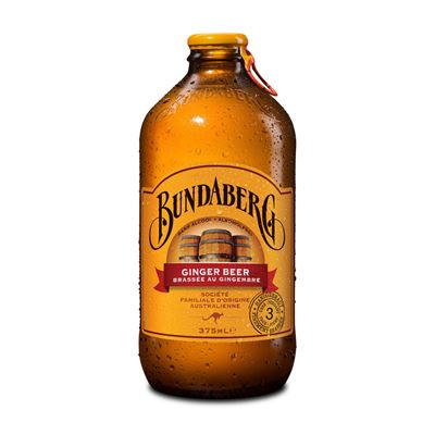 BUNDABERG Bere de Ghimbir 0% SGR 4 x 0,375 L