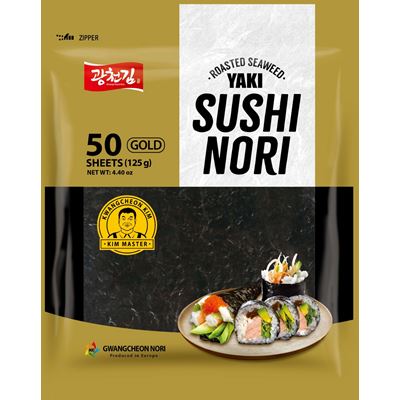 YAKI Sushi Nori 50 de Foi 125 g