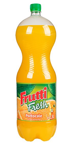 Frutti Fresh Suc Portocale 2,5 L, 6 sticle