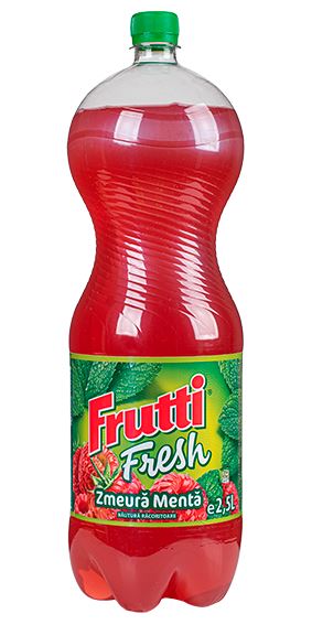Frutti Fresh Zmeură și Mentă 2,5 L, 6 sticle