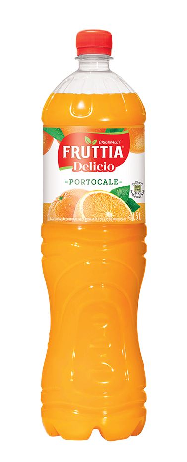Fruttia Delicio Portocale 1,5 L, 6 sticle