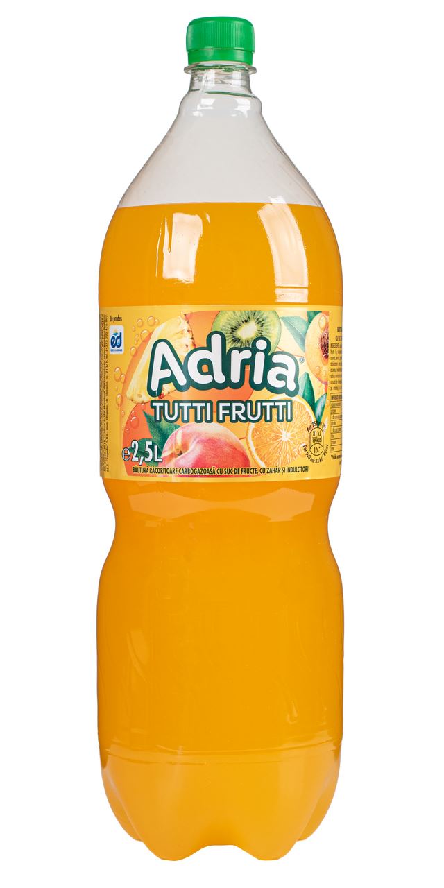 Adria Băutură Carbogazoasă Tutti Frutti 2,5 L, 6 sticle