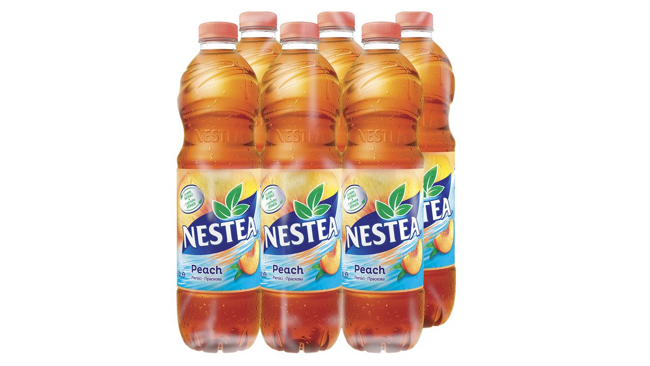 Nestea Băutură Necarbogazoasă cu Gust de Piersică 1,5 L, 6 sticle