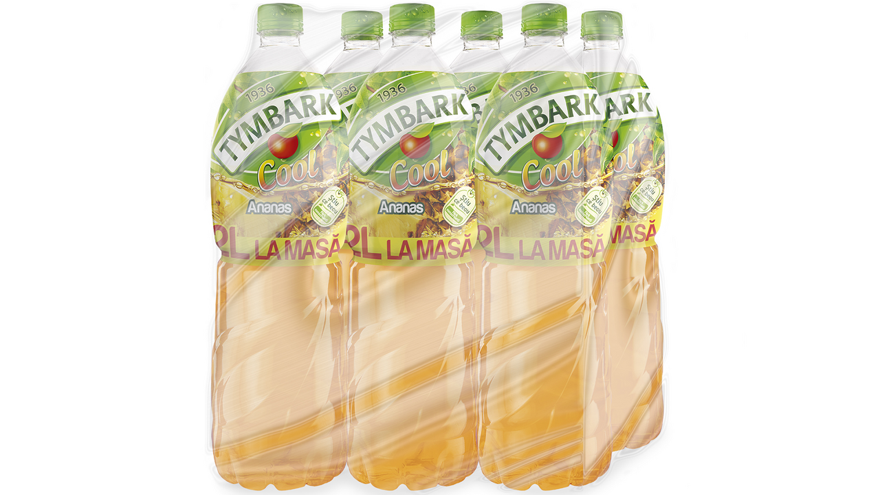 TYMBARK COOL Bautura Racoritoare cu Aroma de Ananas SGR 6 x 2 L