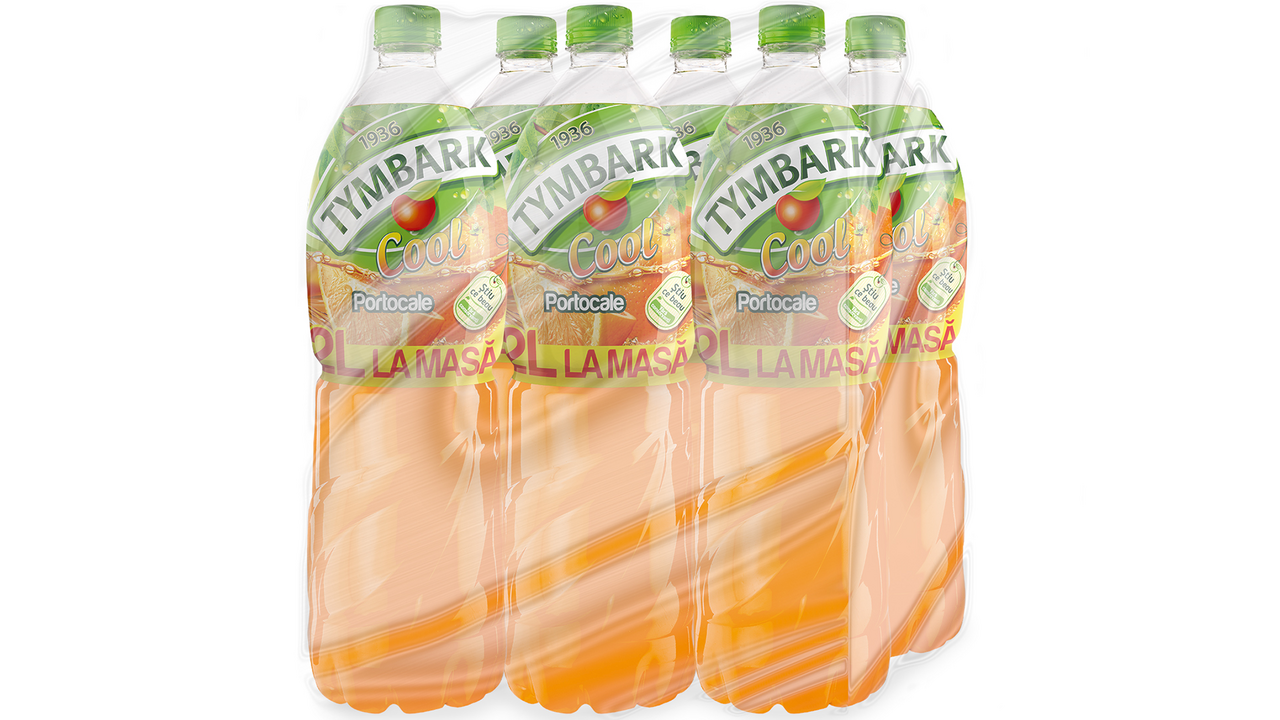 TYMBARK COOL Bautura Racoritoare cu Aroma de Portocale SGR 6 x 2 L