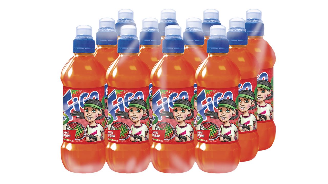 Figo Suc Căpșuni 0,3 L, 9 buc.