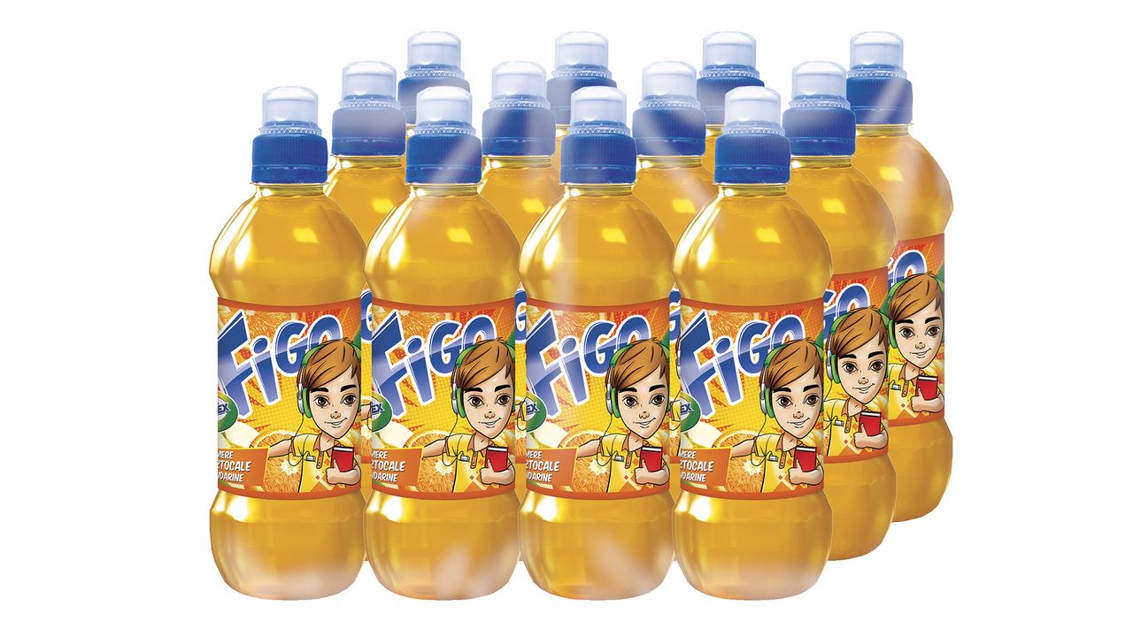 Figo Suc Portocale și Mandarine 0,3 L, 9 buc.