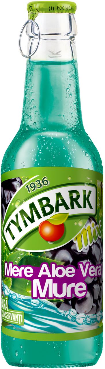 Tymbark Băutură Răcoritoare cu Aromă de Mure și Aloe Vera 0,25 L, 12 buc.