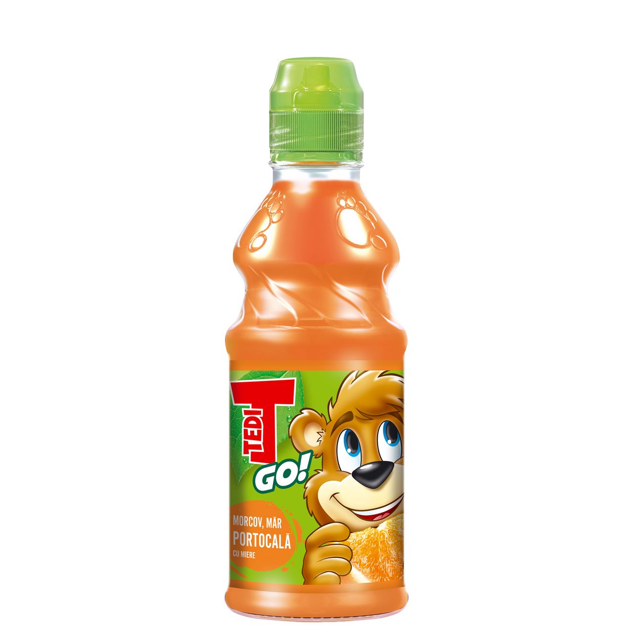 Tedi GO! Suc Morcov-Măr-Portocale 0,3 L, 4 buc.