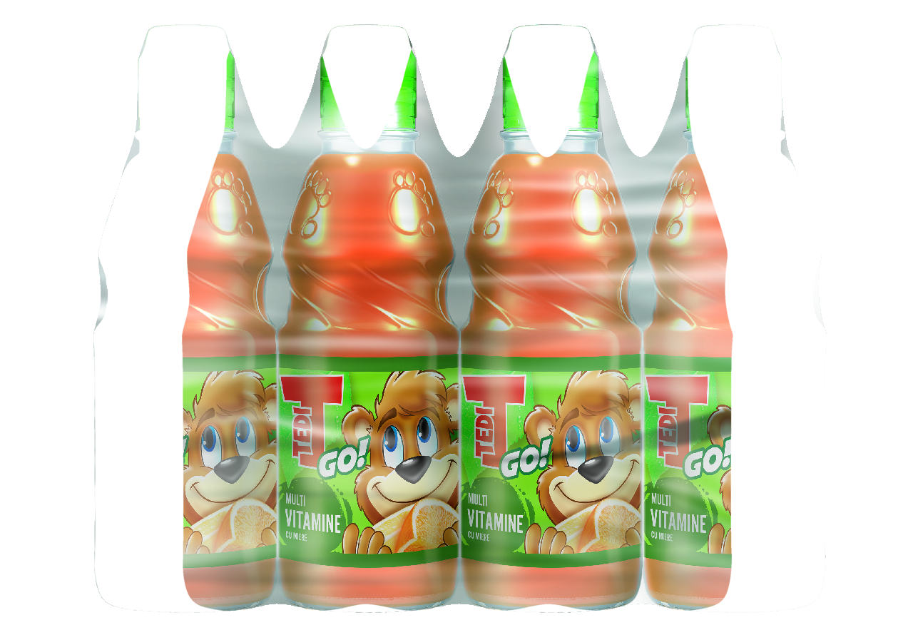 TEDI GO! Suc Multivitamine SGR 4 x 0,3 L