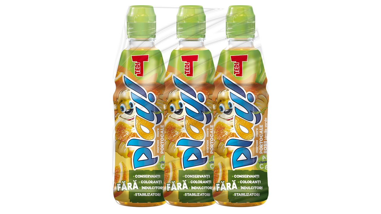 TEDI play! Still Drink Portocale Rosii SGR 3 x 0,4 L