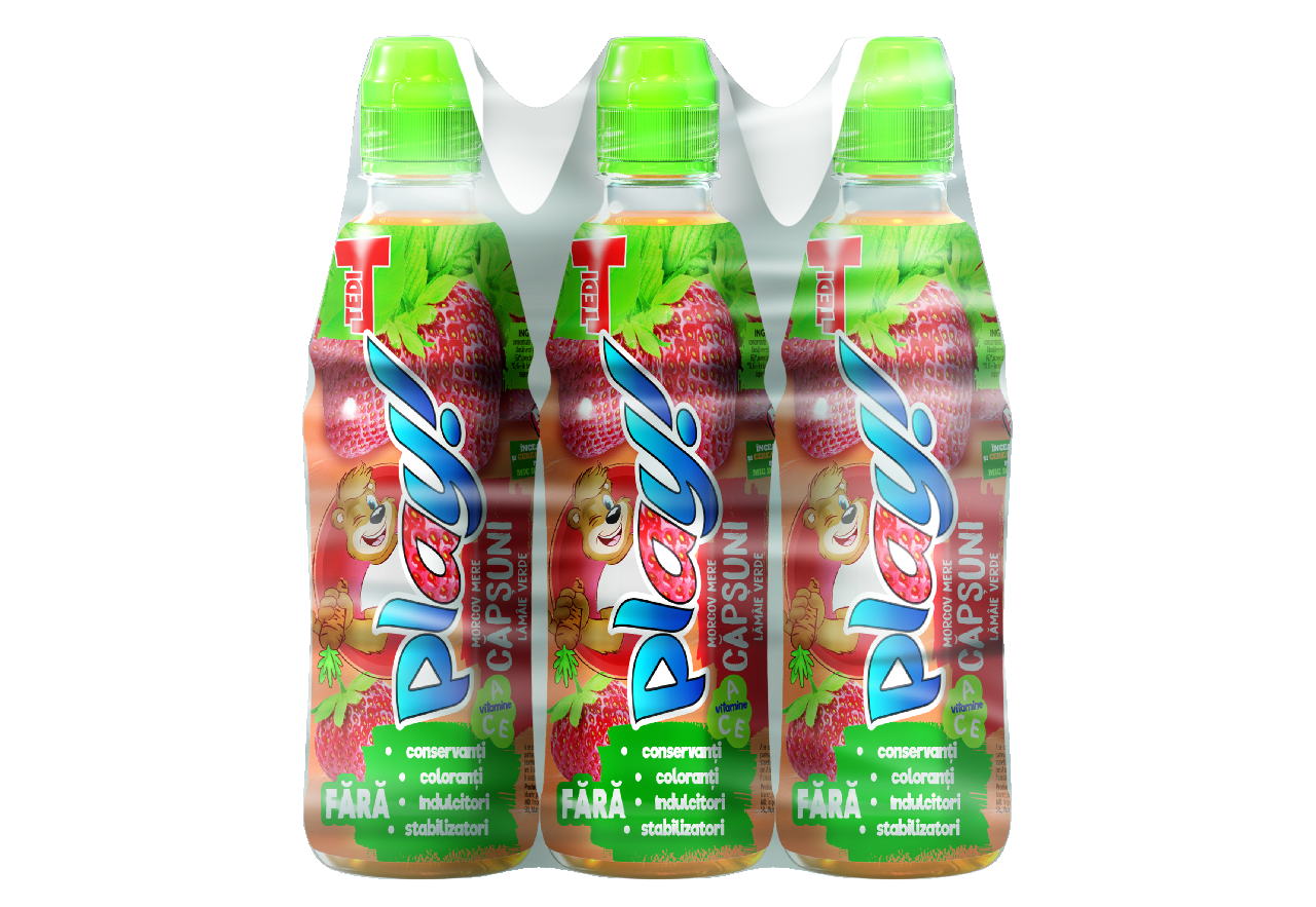 TEDI play! Suc Capsune SGR 3 x 0,4 L