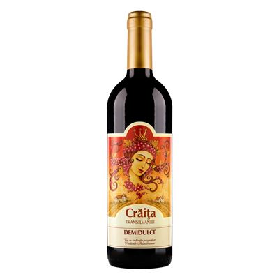 JIDVEI CRAITA Vin Rosu Demidulce SGR 0,75 L