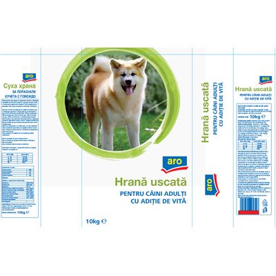 aro Hrana Uscata cu Aditie de Vita pentru Caini 10 Kg