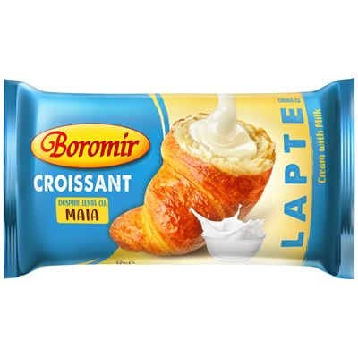 Boromir Croissant cu Crema de Lapte 30 x 60 g