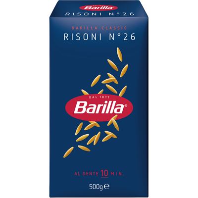 Barilla Risoni Paste Numarul 26 500 g