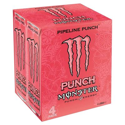 MONSTER Pipeline Punch SGR 4 x 500 ml