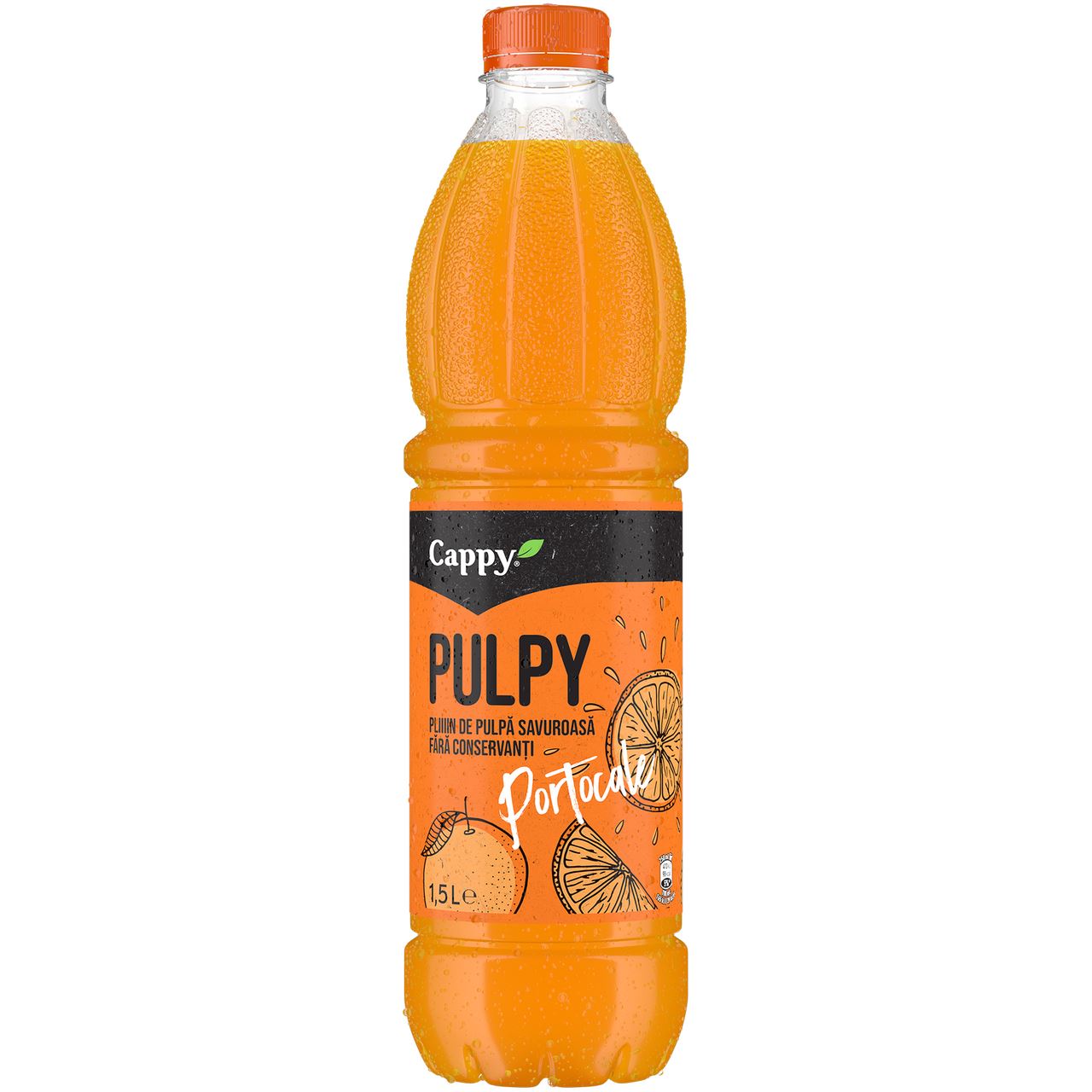 Cappy Pulpy Suc Orange 1,5 L, 6 sticle