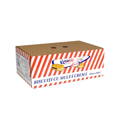 TECSA Krembis EXTRA Biscuiti Duo Cream 48 x 36 g