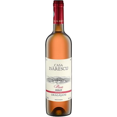 CASA ISARESCU Merlot Dragasani Vin Rose Demisec SGR 0,75 L