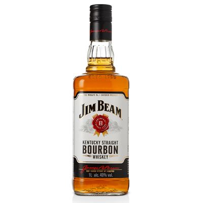 JIM BEAM White Bourbon Whisky 40% SGR 1 L
