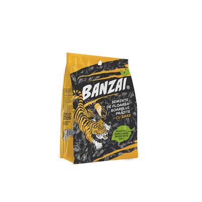 BANZAI Seminte de Floarea Soarelui Prajite cu Sare 130 g